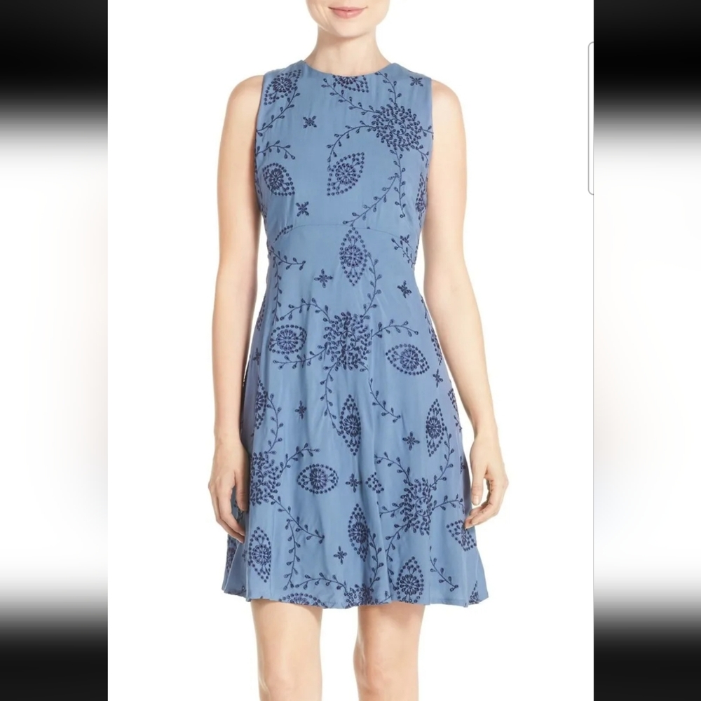 Beige by eci eyelet dress